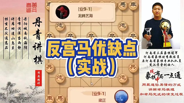 反宫马的优缺点（实战）！如何快速提升象棋水平系统学棋？如何学习布局、中局、残局？少走弯路，真心教棋，