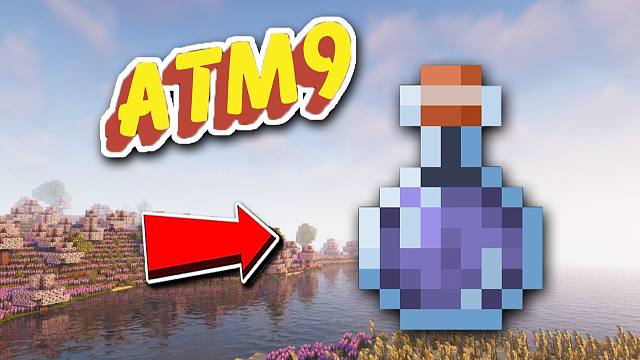 喝了就变“创造模式”防御的无敌药水！ ATM9 我的世界  第八期