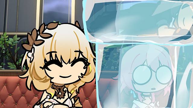 【萌新整活】阿格莱雅:这就来给你俩解冻！