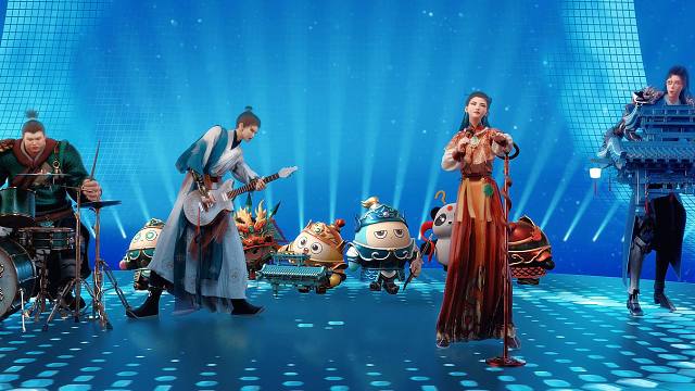 蛋仔河南春晚4K高清直拍流出