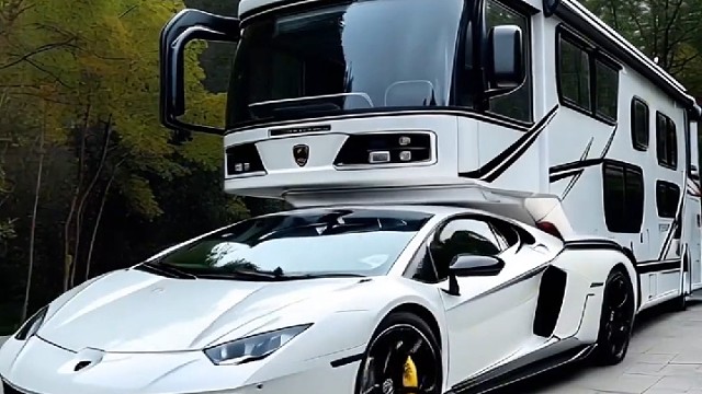 兰博基尼房车 分体式设计
