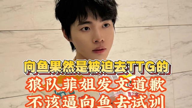 向鱼果然是被迫去TTG的！狼队菲姐发文道歉：不该逼向鱼去试训