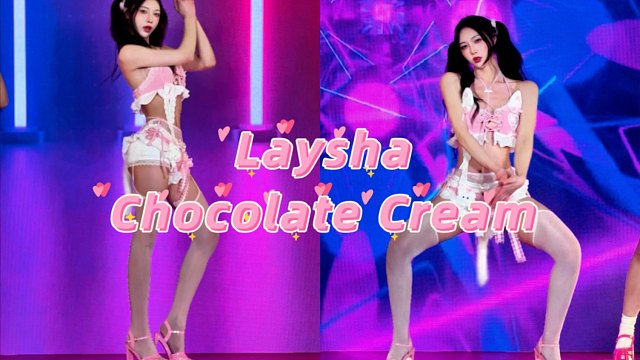 双马尾甜妹造型来袭～要尝一口甜蜜的巧克力味冰淇凌吗？Laysha一Chocolate Cream路演