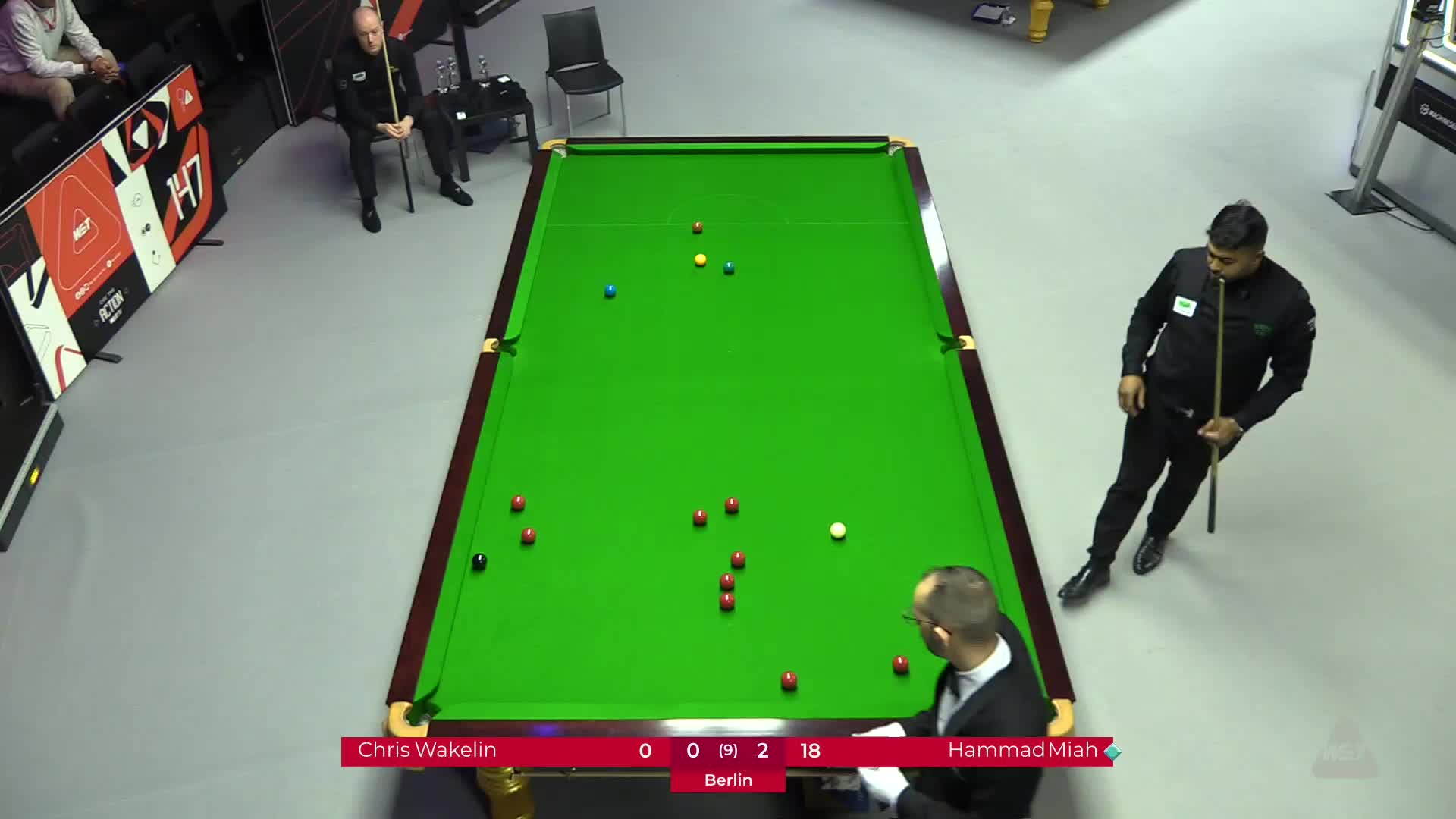 克里斯·沃克林VS哈马德·米亚赫 2025斯诺克德国大师赛 清流