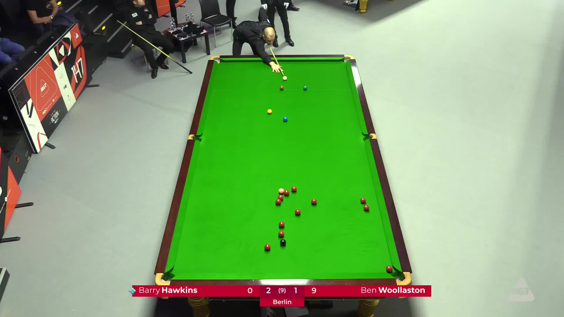 本·沃拉斯顿VS巴里·霍金斯2025斯诺克德国大师赛 清流