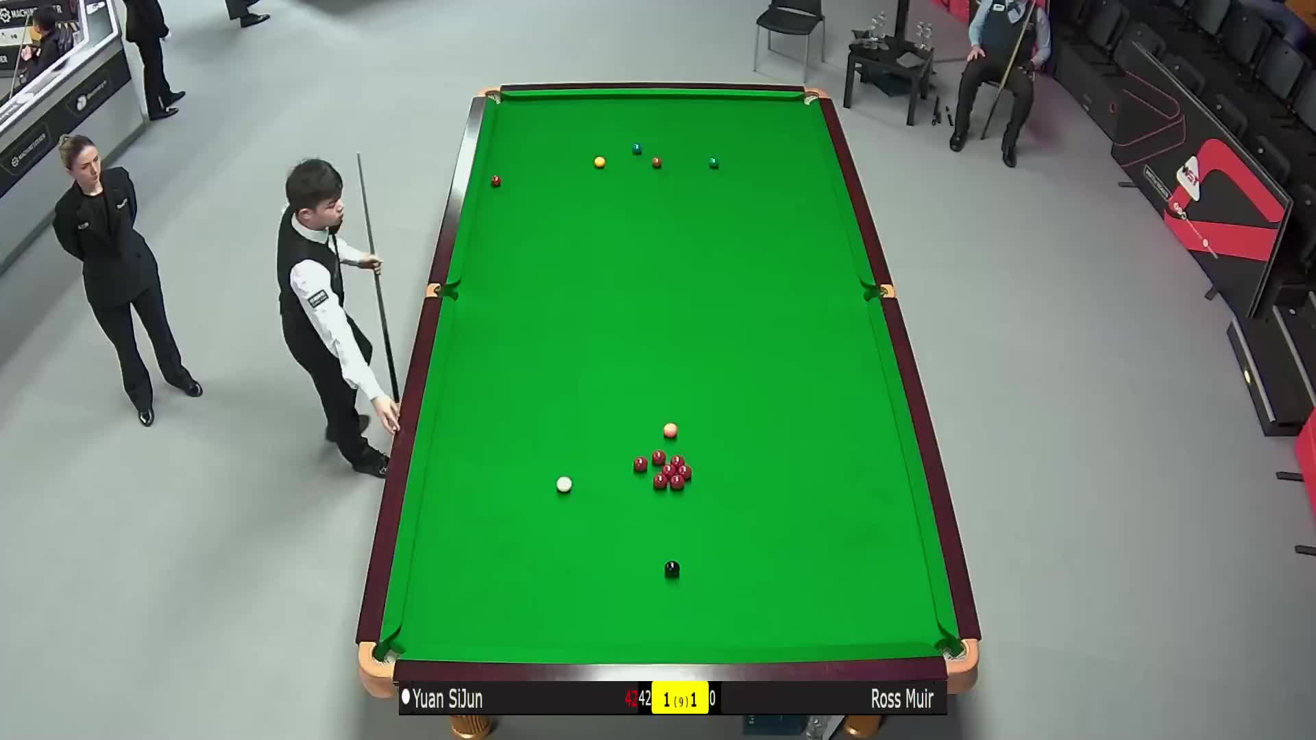 袁思俊VS罗斯·缪尔 2025斯诺克德国大师赛 清流