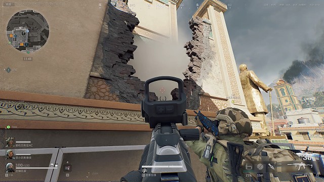 唉，不练枪的好处就是架枪打不过。三角洲行动。