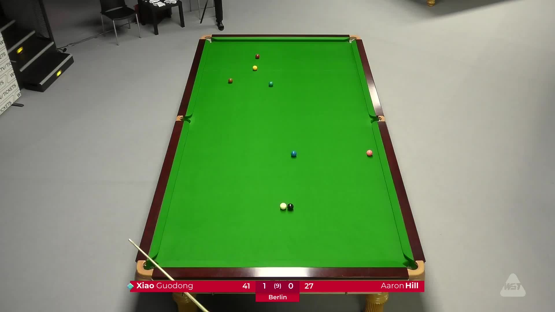 肖国栋VS亚伦·希尔 2025斯诺克德国大师赛 清流