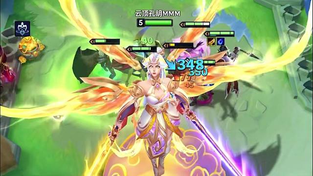 这个天使真的帅 就是不好抢装备啊