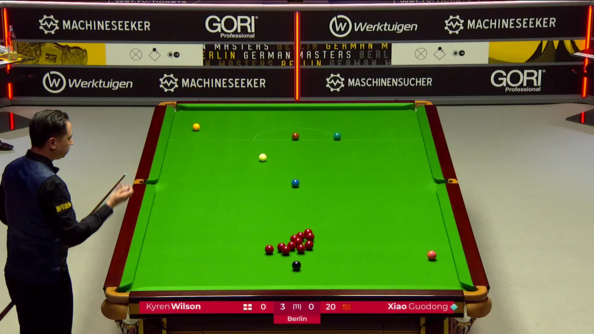 肖国栋VS凯伦·威尔逊2025斯诺克德国大师赛 清流