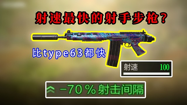 这玩意儿才是射的最快的射手步枪！！