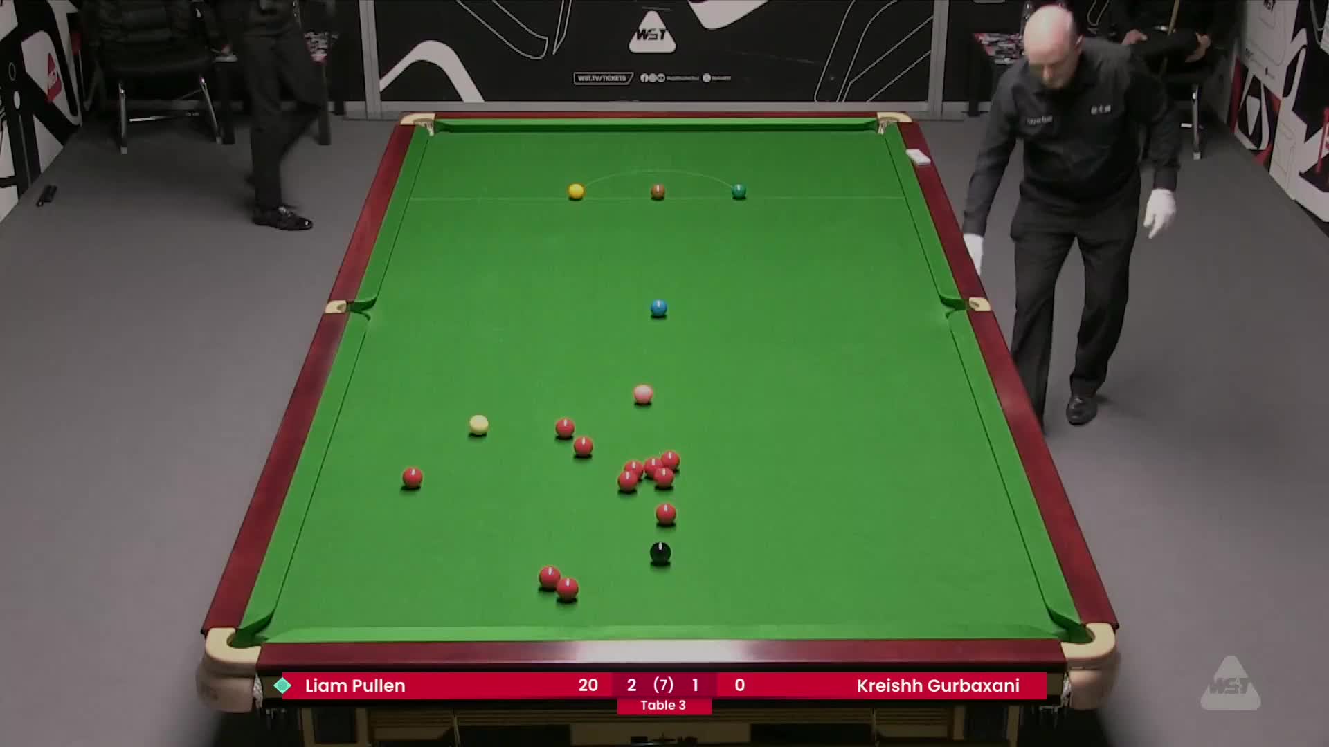 利亚姆·普伦VS克雷什·古尔巴克萨尼 2025斯诺克威尔士公开赛资格赛 清流