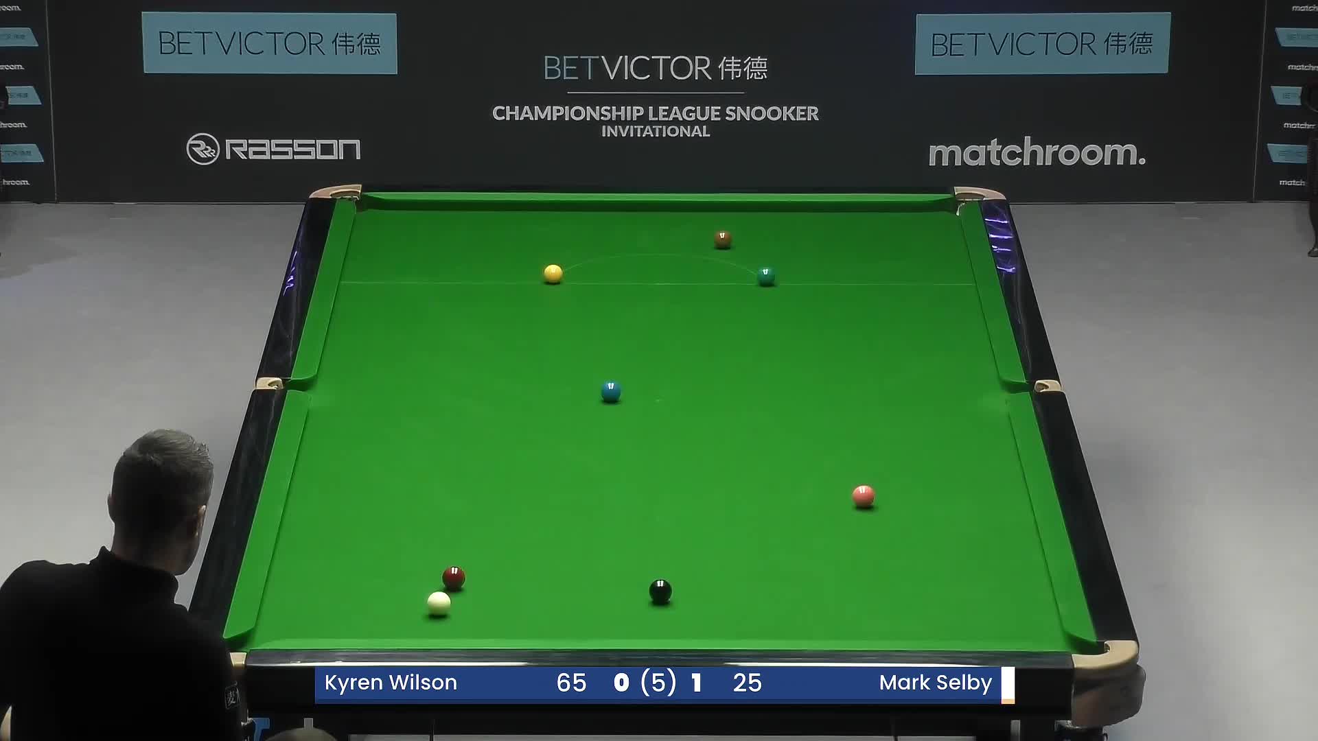 凯伦·威尔逊vs马克·塞尔比2025冠军联赛邀请赛 清流