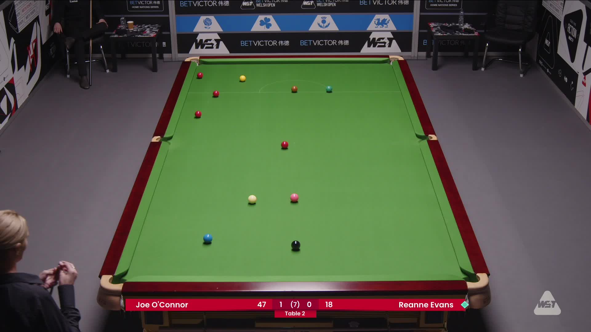 乔·奥康纳VS瑞安·埃文斯 2025斯诺克威尔士公开赛资格赛 清流