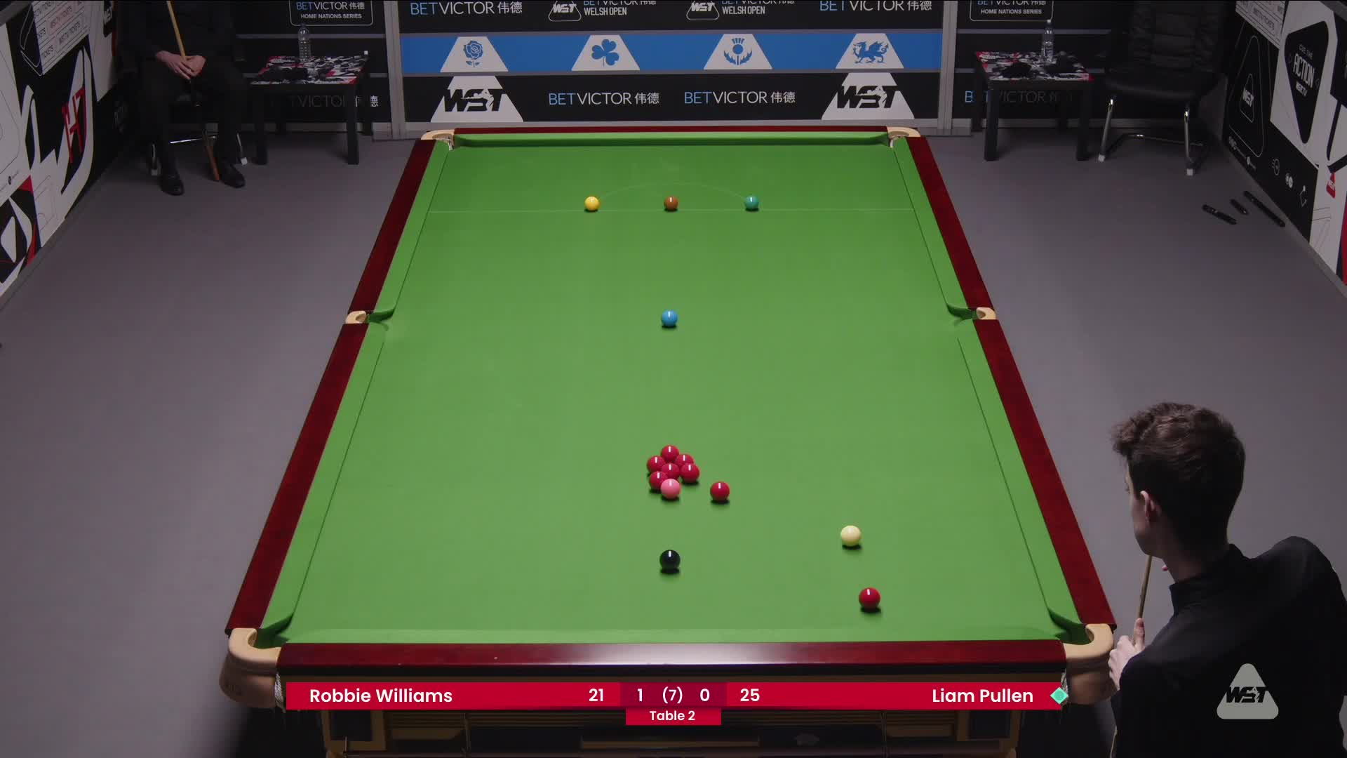 罗比·威廉姆斯VS利亚姆·普伦 2025斯诺克威尔士公开赛资格赛 清流