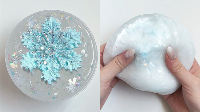 也是玩上雪花了～