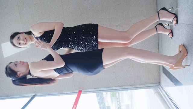 【洛洛 周周酱】2024广州国际车展 车模 网红外拍花絮 69