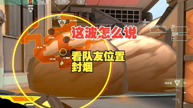 裂变峡谷A区进攻封烟，要学会看队友位置~【这波怎么说】
