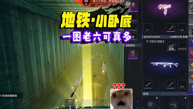 卧底辐射区开到金色MK14，配件齐全也抵不过老六的老阴枪！