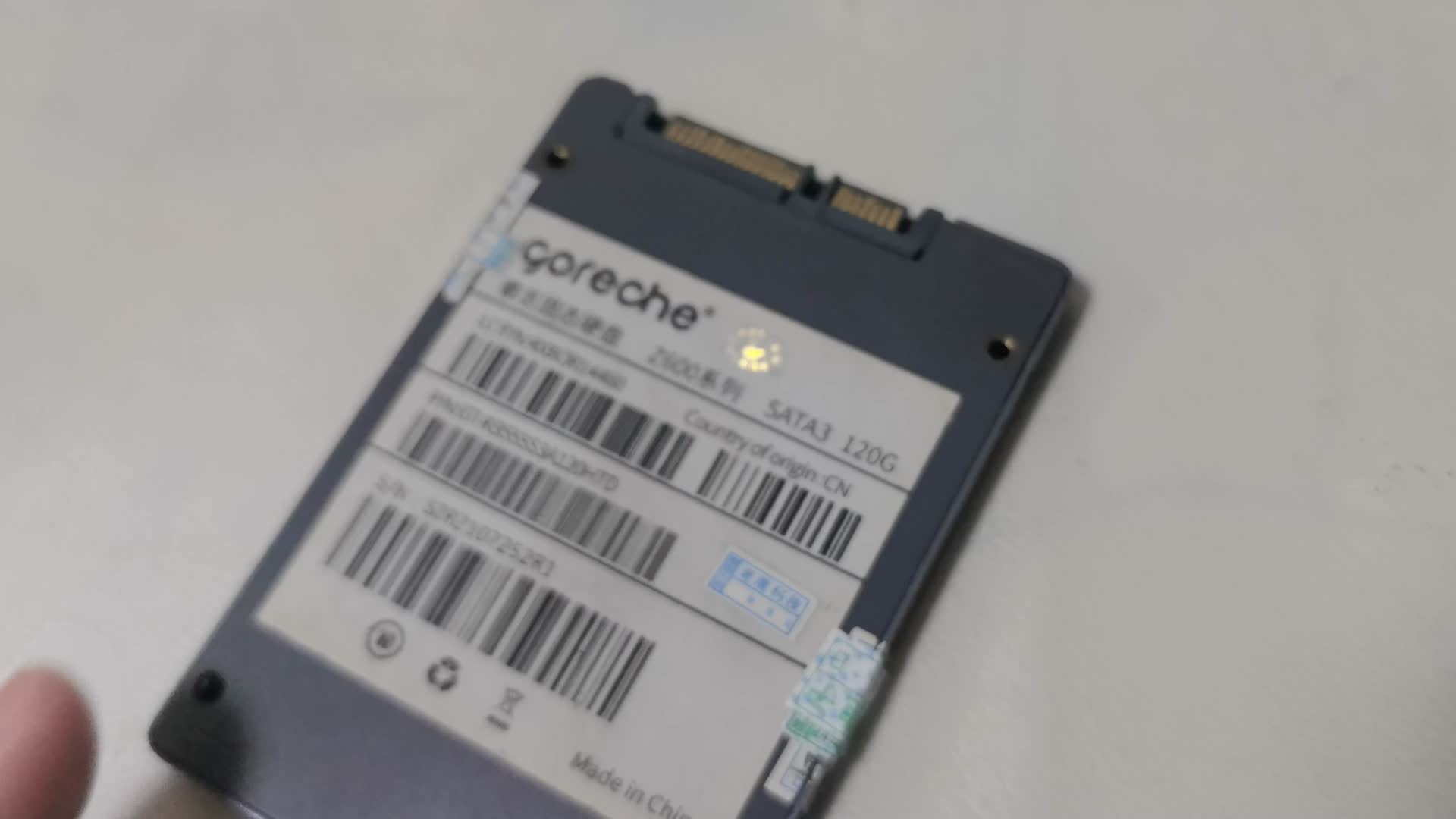 26包邮的随机120G固态开箱(goreche Z600)2258黑片三颗粒