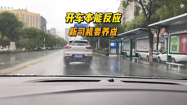 开车本能反应，新司机要刻意养成，关键时刻才能化险为夷