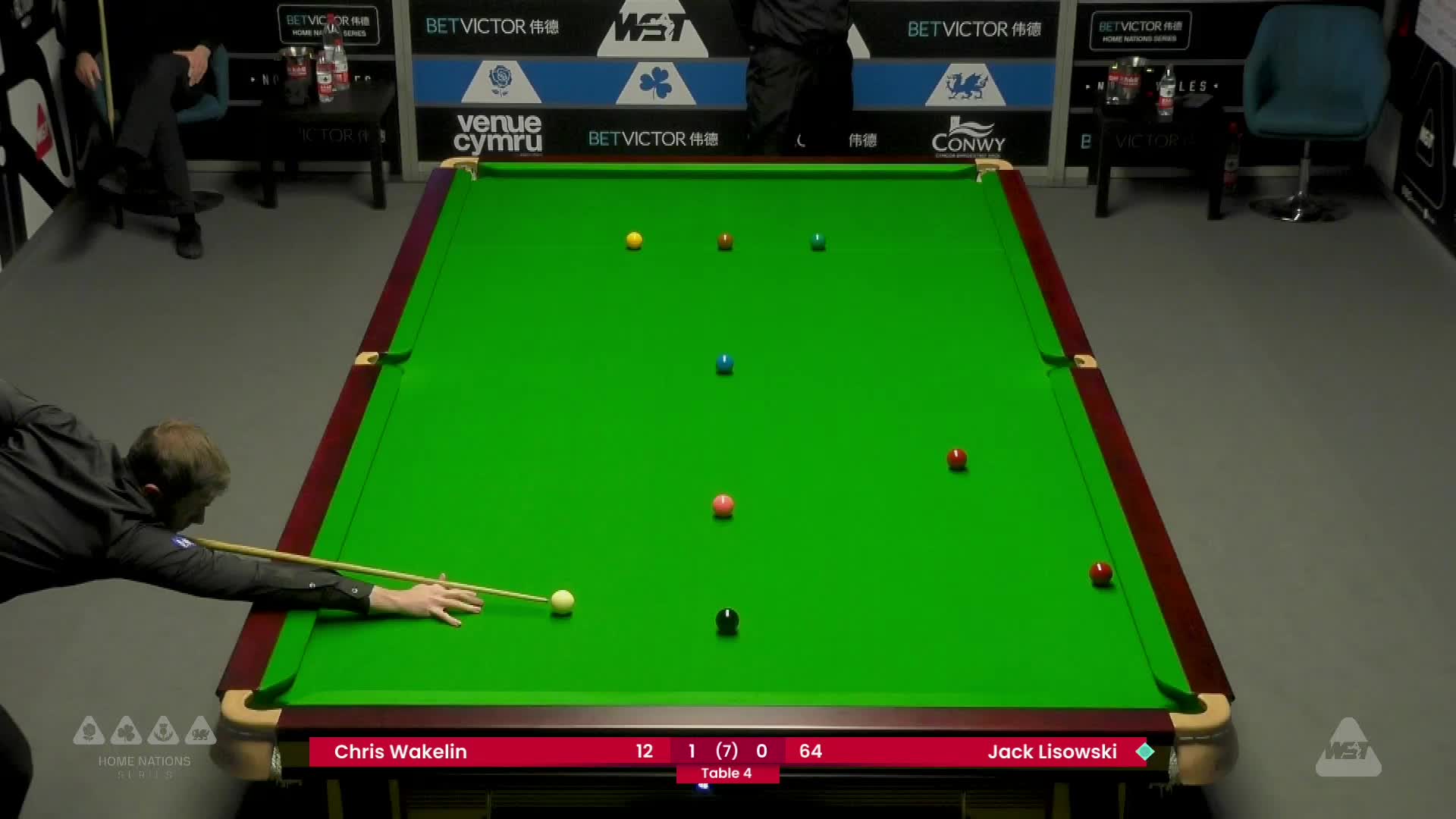 克里斯·沃克林VS杰克·利索夫斯基 2025斯诺克威尔士公开赛 清流