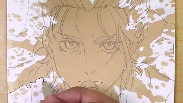 还有这样做画的