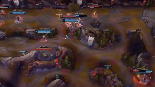 2025LCK杯季后赛T1vsHLE第一局。