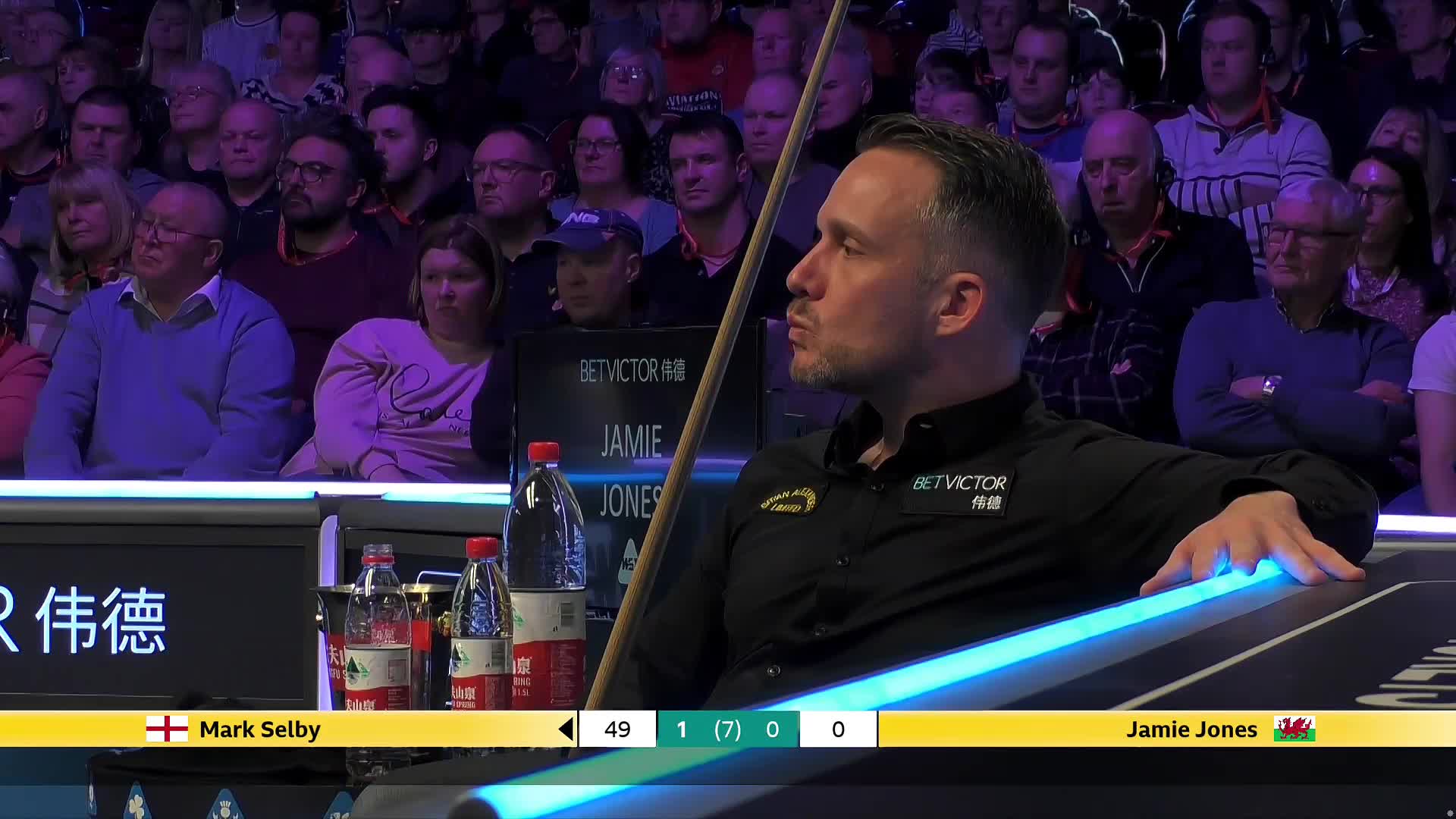 马克·塞尔比VS杰米·琼斯  2025斯诺克威尔士公开赛 清流