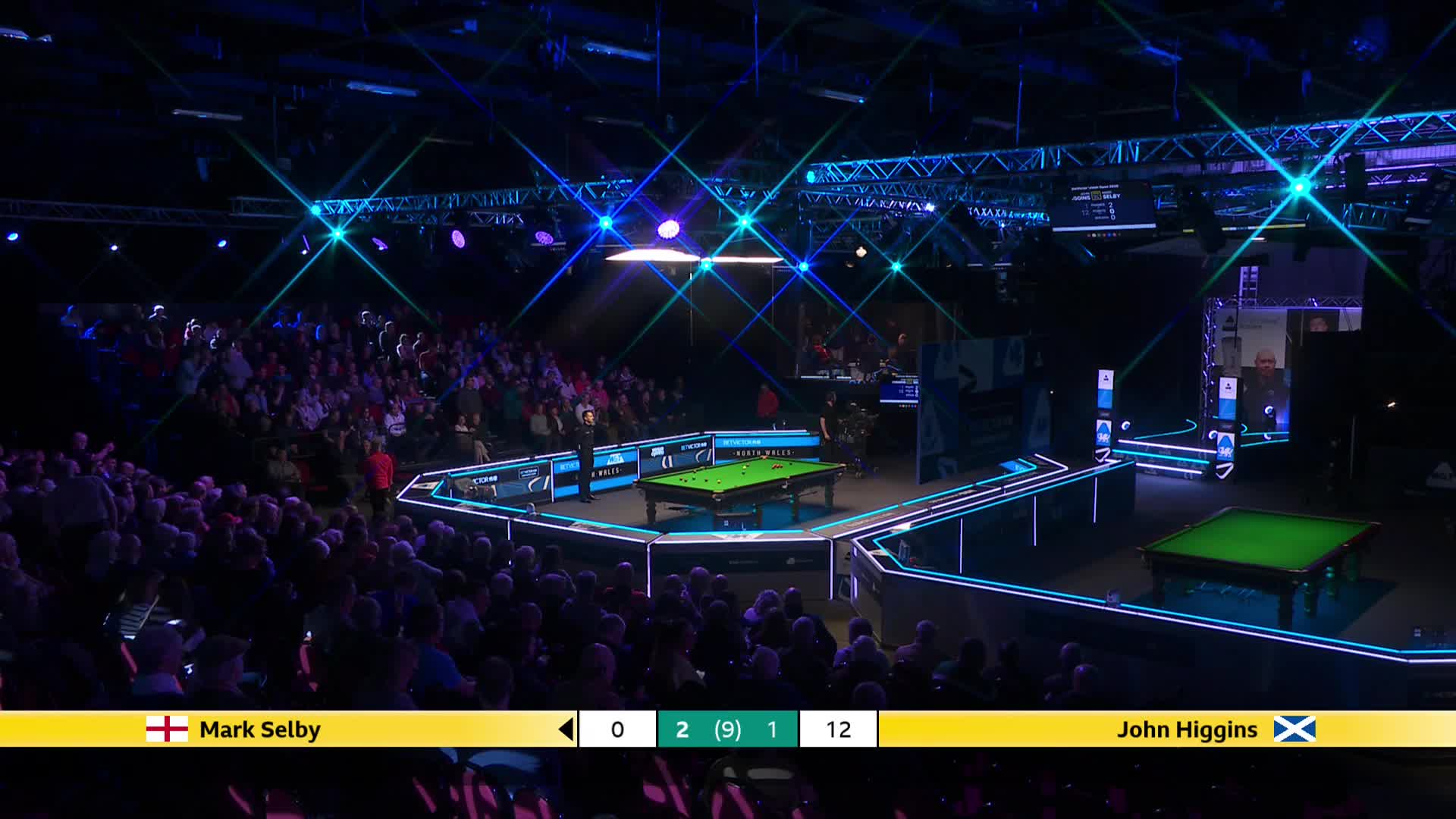 马克·塞尔比VS约翰·希金斯 2025斯诺克威尔士公开赛 清流