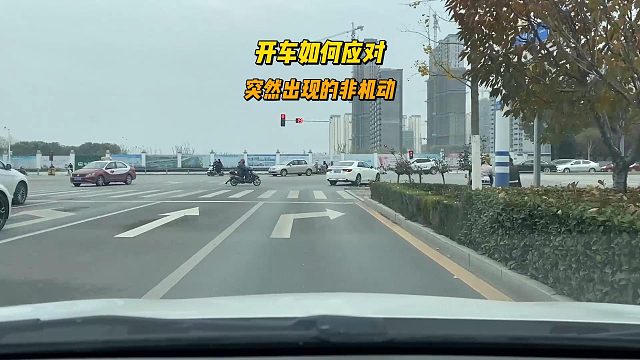 新手司机如何应对，突然出现的非机动车，几个小技巧很实用