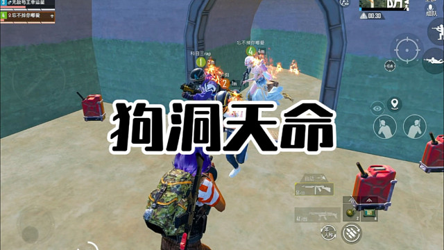 在狗洞蹲着一动不动天命圈，能不能吃鸡你们说吧！