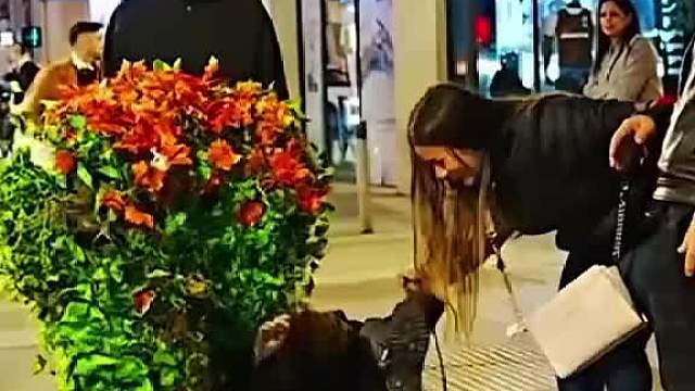 瞧老外，恶搞新动作