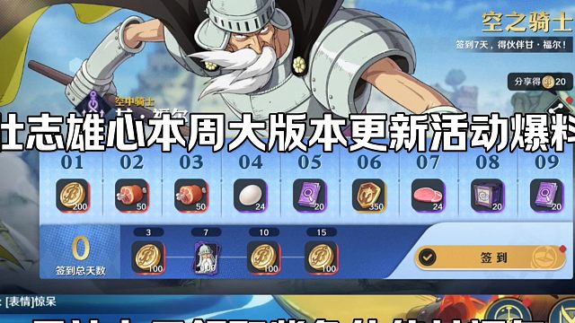 【魔方航海王】甘福尔白送？壮志雄心大版本更新活动爆料！