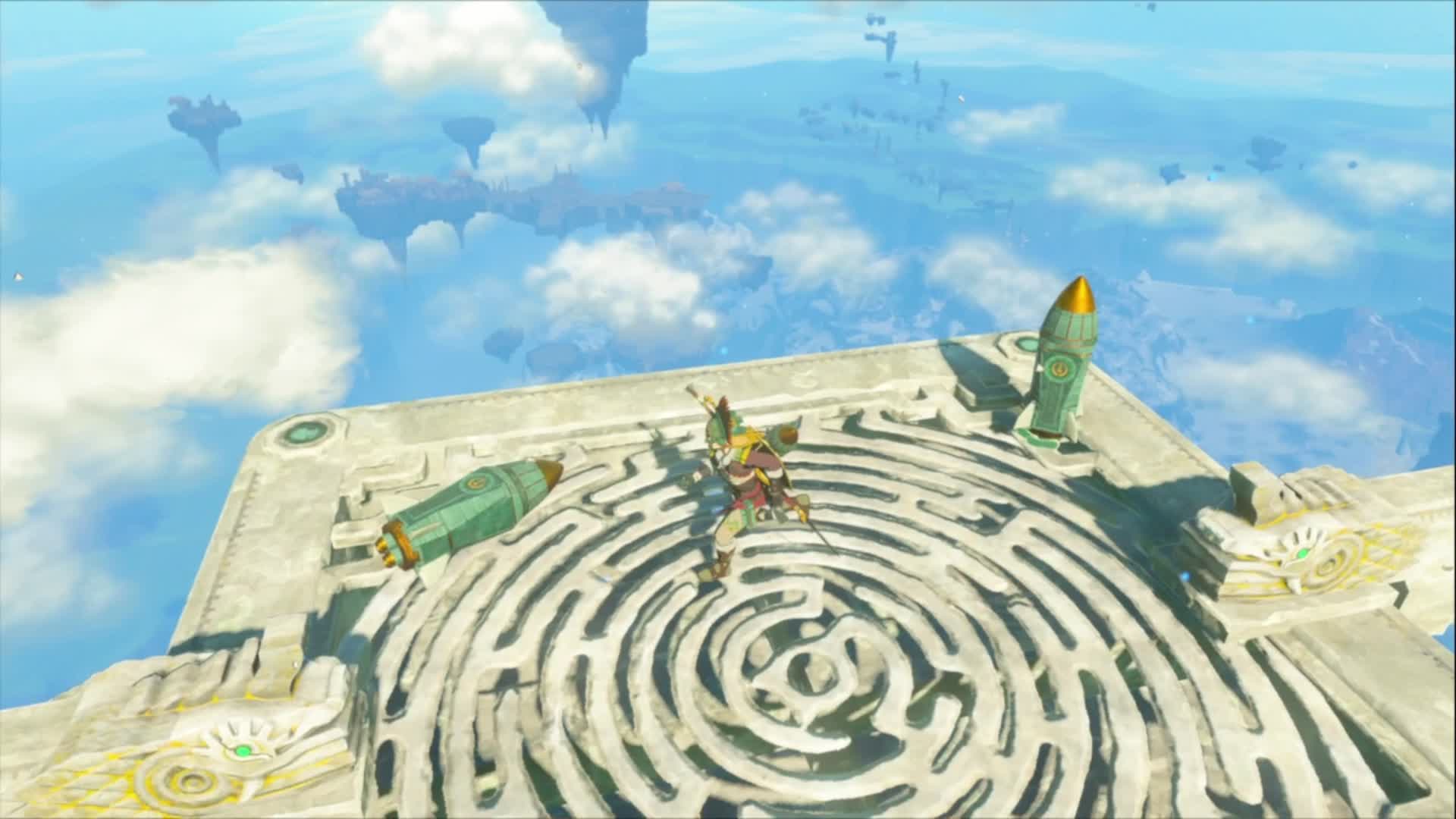 塞尔达传说王国之泪-初次天空巧是遇白龙无意中拨出大师之剑