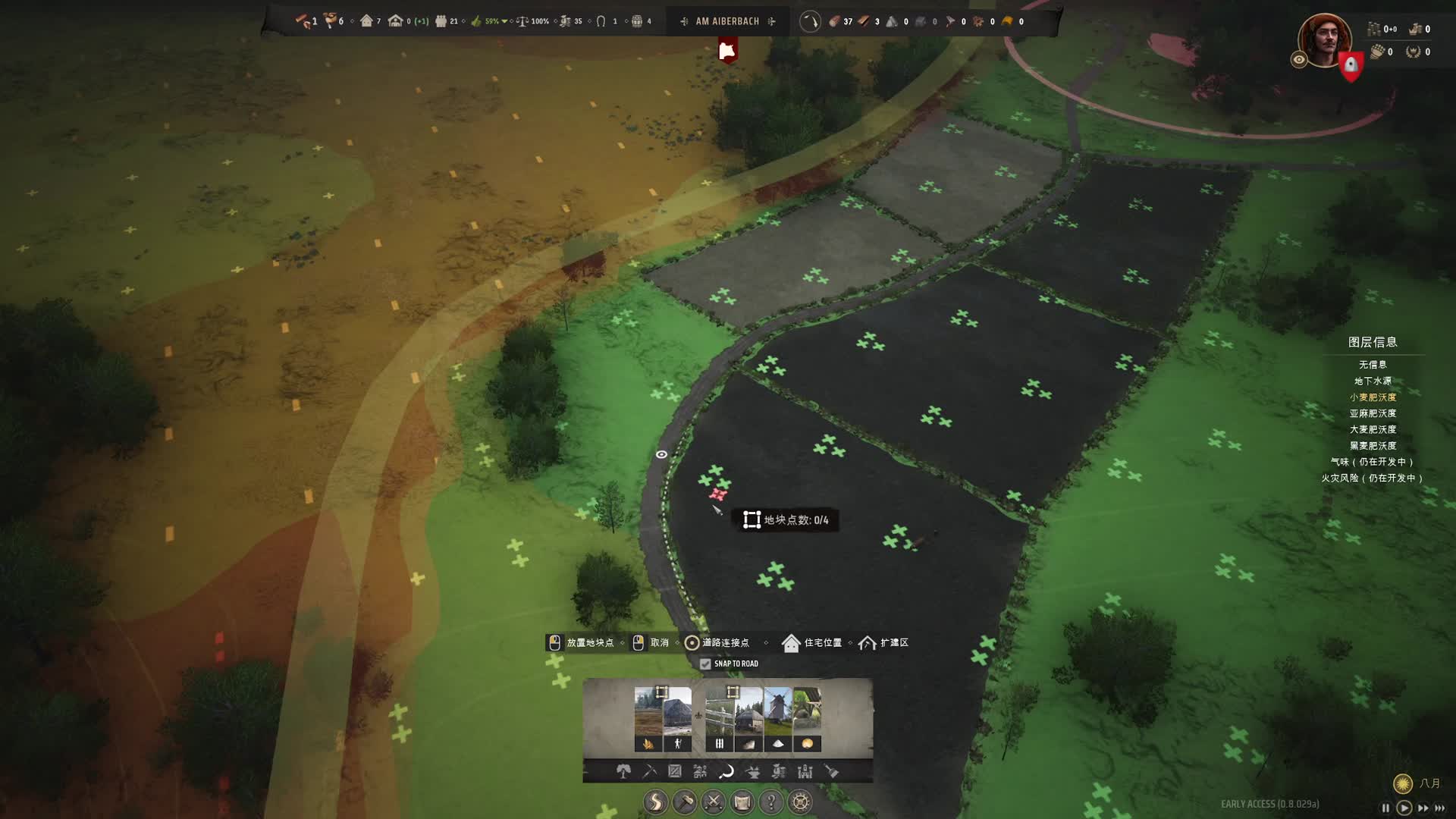 庄园领主第1期开始发育