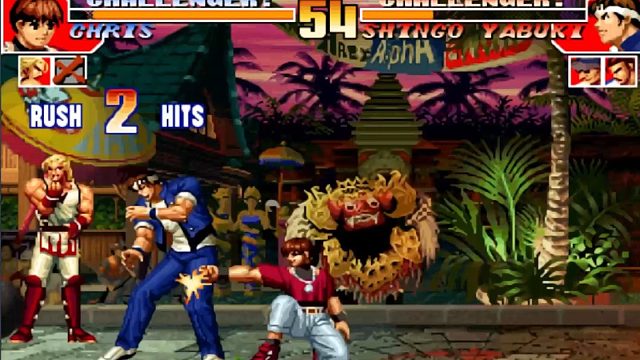 拳皇97金云杯三问赛-秦虹VS何俊-半决赛冲击运气