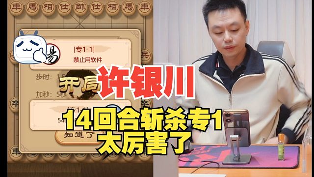 许银川14回合斩杀专1，太神了