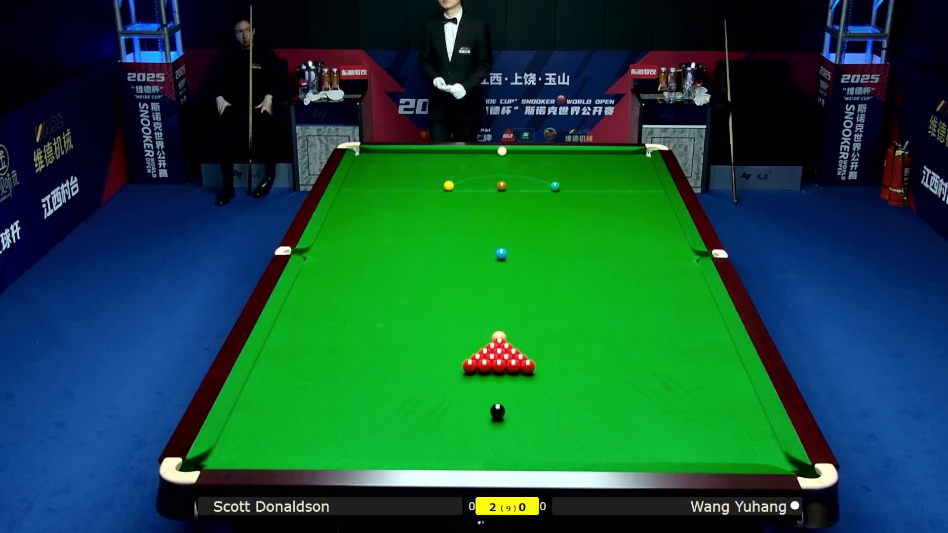 斯科特·唐纳森VS王宇航 2025斯诺克世界公开赛 清流