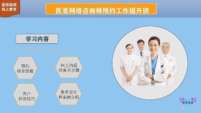 2025年医美网络咨询师培训线上课程开班通知