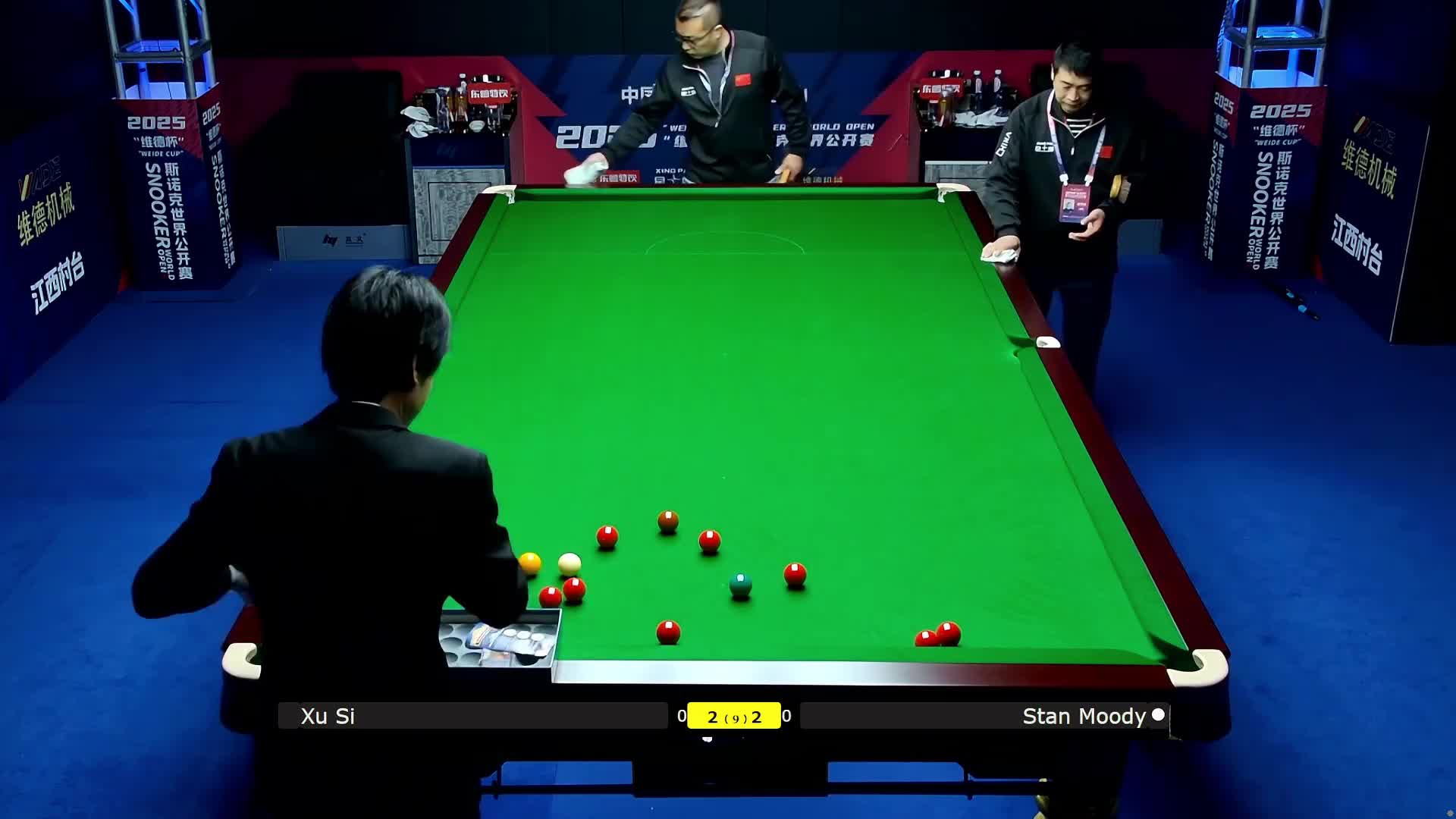 斯坦·穆迪VS徐思 2025斯诺克世界公开赛 清流