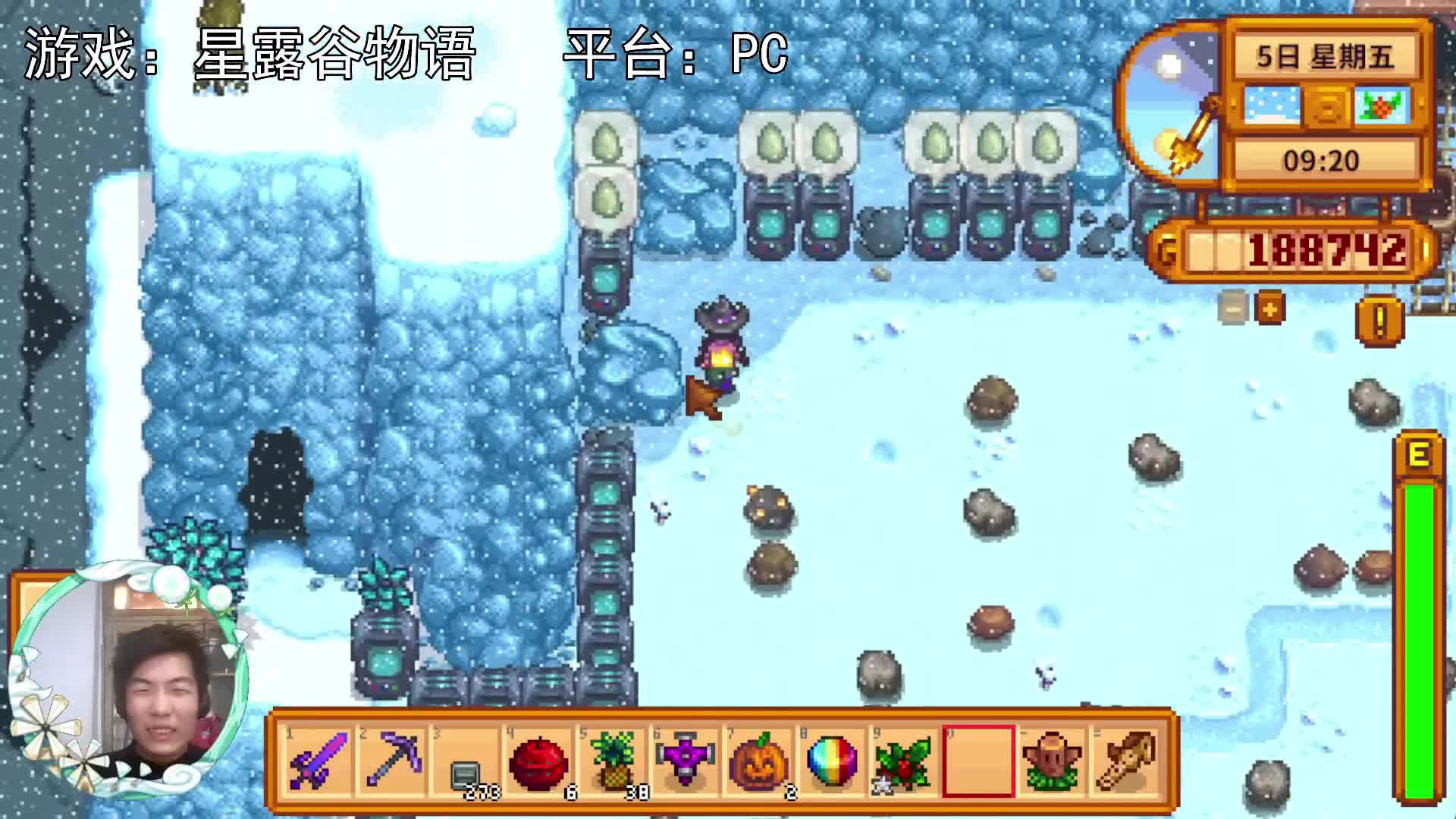 【星露谷物语】冬天，清清矿石！