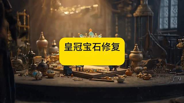 皇冠宝石修复创意视频