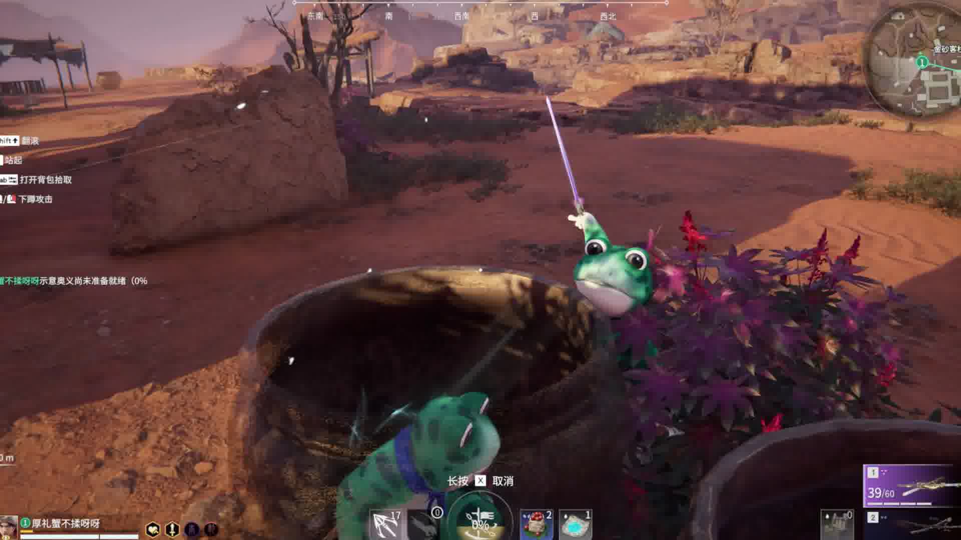 对面想破脑袋也不明白这只青蛙为什么两个大！