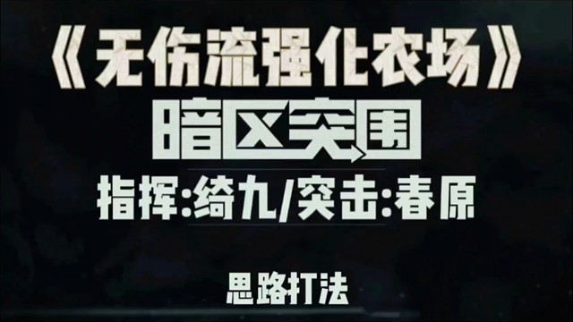 强化农场双人队伍《无伤流打法》