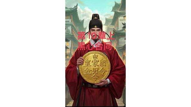 第10章上 黑心合同 #皇家金牌县令 #搞笑小说 推荐 #搞笑小说