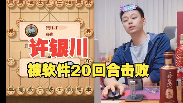 许银川被软件20回合击败，太难了