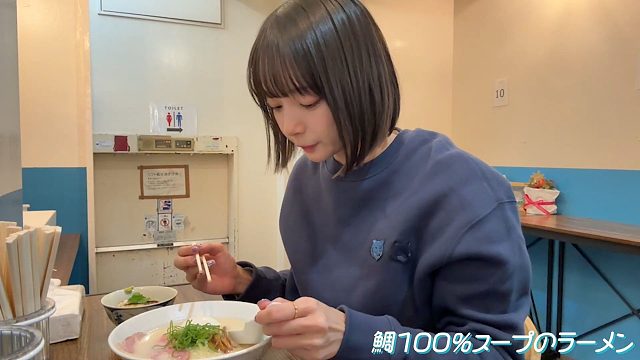 冈田纱佳：拉面之旅第五弹！鲷鱼白汤拉面实在是太“鲷”了