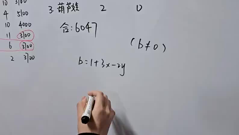 给玉米粒出道数学题解答，没想到还做对了！