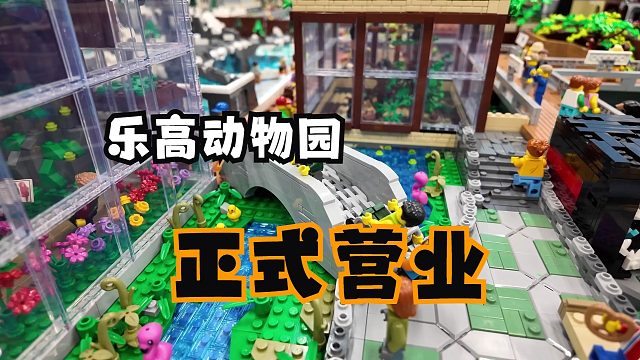 乐高动物园正式营业了，无需门票，立马上车~